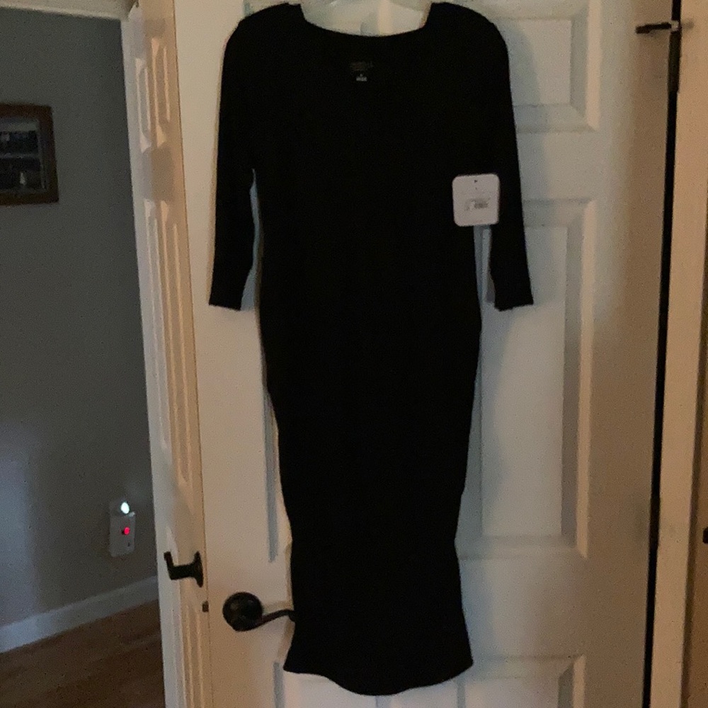Maternity black dress